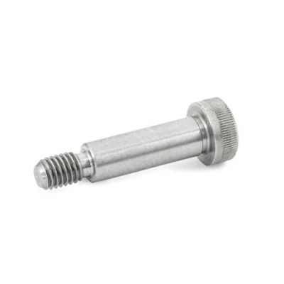 Immagine di Ganter Normelemente ISO 7379 12 M10 60 NI Viti Passanti, in Acciaio Inox con Bordo, Argento, Länge l1: 60mm