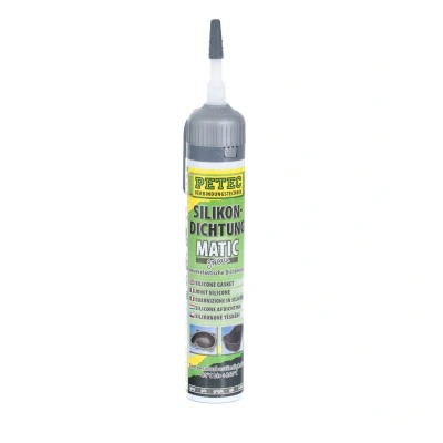 Immagine di PETEC 97620 Sostanza sigillante 50C +260C Cartuccia 200 sempre elastico, resistente all&#039;olio grigio