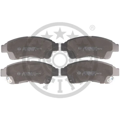 Immagine di OPTIMAL BP 09787 Kit pastiglie freno Assale anteriore con segnalatore acustico usura TOYOTA: Corolla IX Hatchback, Celica VI Coupe
