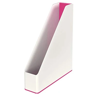 Immagine di LEITZ WOW Portariviste Dual Color Bianco / Fucsia metall. 53621023