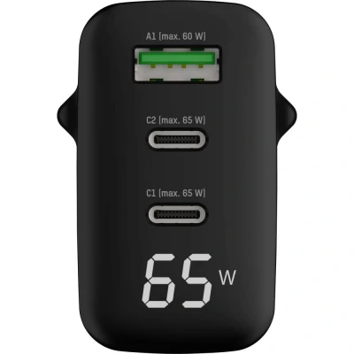 Immagine di Ansmann USB Ladegerät mit Display HC365PD 65W Caricatore 65 W Ambiente interno Corrente di uscita max. 3.25 A Num. uscite: 3 x USB, C®