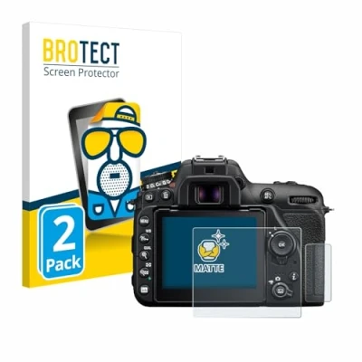 Immagine di brotect Pellicola Protettiva Opaca per Nikon D7500 Anti Riflesso (2 Pezzi)