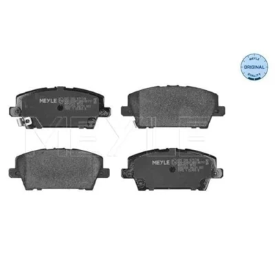 Immagine di MEYLE 025 240 8717/W Kit pastiglie freno ORIGINAL Quality Assale anteriore con segnalatore acustico usura lamierino anticigolío