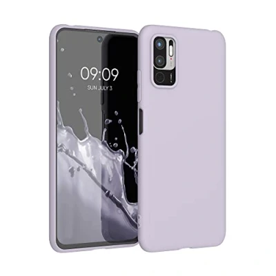 Immagine di kwmobile Custodia Compatibile con Xiaomi Redmi Note 10 5G Cover Back Case per Smartphone in Silicone TPU Protezione Gommata lavanda