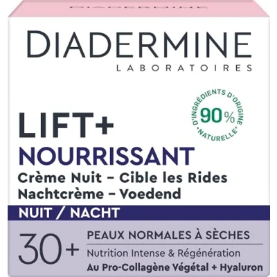 Immagine di Diadermine Lift+ Nutriente Crema Notte Antirughe ultra compattezza 50 ml