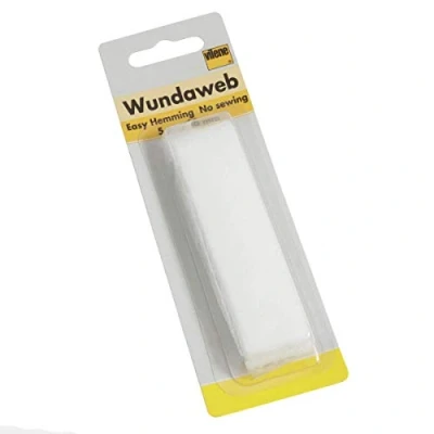 Immagine di Vlieseline Wundaweb Wonderweb Nastro adesivo per orlo, facile da applicare con ferro stiro, nessuna cucitura 20mm x 5m