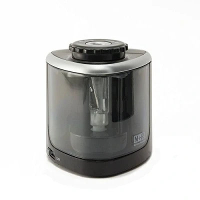 Immagine di M+R Temperamatite Elettrico A Batteria X Matite Con Fusto Diam Mm. 8 Tempera Cono Lungo