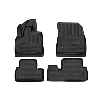 Immagine di Element Tappetini in Gomma 3D su Misura per Opel Combo E Life X19, 2018 &gt;, Minivan, 5 Passenger Version, Europe, 4 pez., Nero, Laser Personalizzata misurata