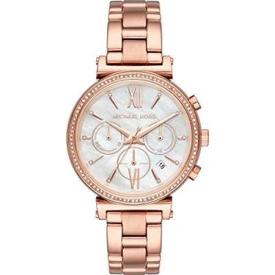 Immagine di Michael Kors SOFIE MK6576 Cronografo donna Quadrante in madreperla