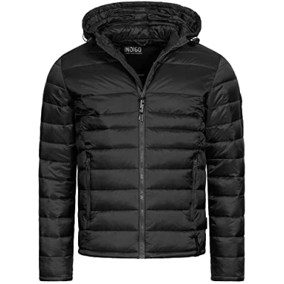 Immagine di Indicode Jeans Hampshire Giacca invernale, Uomo, Taglia: Medium, Black