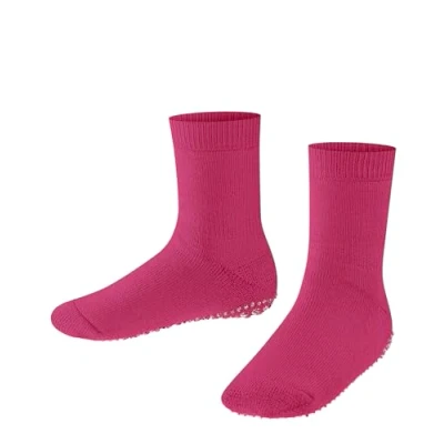 Immagine di FALKE Catspads K HP cotone lana con suola in gomma 1 paio, Calze da casa Unisex Bambini, Viola (Fuchsia 8856), 27 30