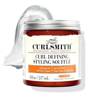 Immagine di Curlsmith Curl Defining Styling Soffiato Gel per capelli di fissaggio medio vegano mossi, ricci e crespi (237ml)