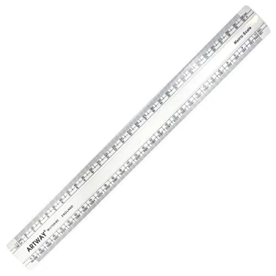 Immagine di ArtWay Righello Scala, Argento, Singolo