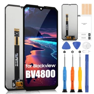 Immagine di ARSSLY LCD Schermo per Blackview BV4800 Display Touchscreen Digitazer Full Assembly Sostituzione con Riparazione Kit (Nero Senza Cornice)