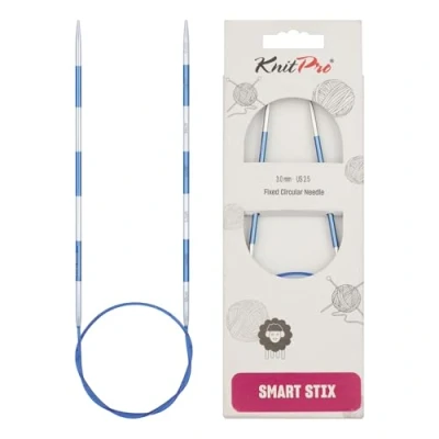 Immagine di KnitPro 42065 SmartStix Ferri da maglia circolari, in metallo, multicolore, 60 cm, 3 mm