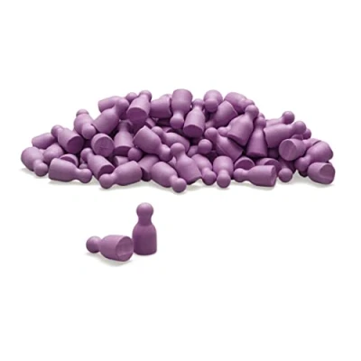 Immagine di Wissner® imparare attivamente Set di 100 personaggi/coni halma in viola 24 x 12 mm RE Wood®