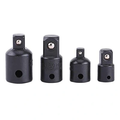 Immagine di Set di riduttori per prese, 4 pz cacciaviti convertitori 1/2 &quot;, 3/8&quot;, 1/4 &quot;Adattatori chiavi a bussola da maschio femmina 1/2&quot; (M) 3/8 &quot;(F), 3/8&quot; &quot;(F)