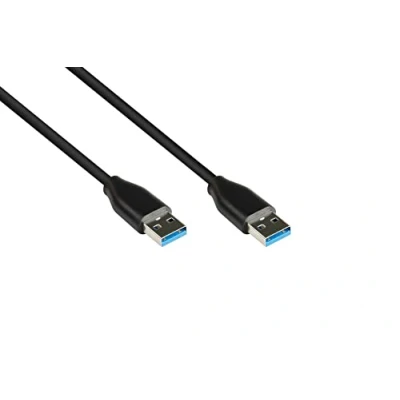 Immagine di Good Connections Cavo USB 3.2 Gen.2 10 GBit/s / 3 A Maschio Conduttore di rame alta qualità Nero 1 m
