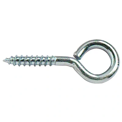 Immagine di Merriway BH00228 Occhiello a Vite in Acciaio Zincato, Bianco, 35 mm, Set di 15 Pezzi