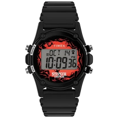 Immagine di Timex Stranger Things Atlantis Unisex Orologio digitale, Taglia: One Size, Black