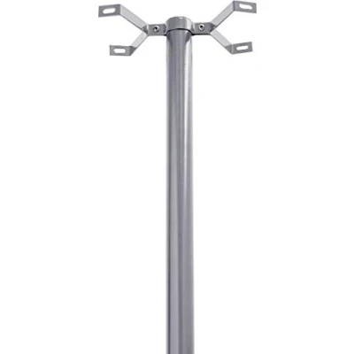 Immagine di Arregui D USA/PL Supporto Verticale in Acciaio per Cassetta Postale Americana USA Mail, Altezza 133 cm, Argento