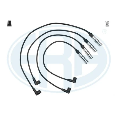 Immagine di ERA 883042 Kit Cavi Accensione 4 VOLKSWAGEN: Polo III Hatchback, Lupo / 3L, Variant, SEAT: Arosa