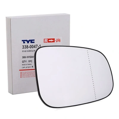 Immagine di TYC 338 0047 1 Vetro Specchio Retrovisore Dx VOLVO: V70 3, V50, C30