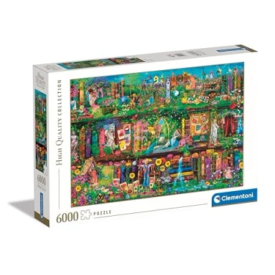 Immagine di Clementoni Collection Garden Shelf 6000 Pezzi Puzzle, Orizzontale, Illustrazione, Divertimento Per Adulti, Made In Italy, Multicolore, 36532