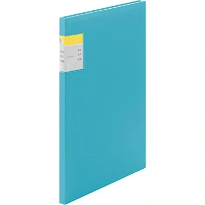 Immagine di King Jim 8632Miss Raccoglitore trasparente, formato A4, verticale, 20 fogli, colore: azzurro