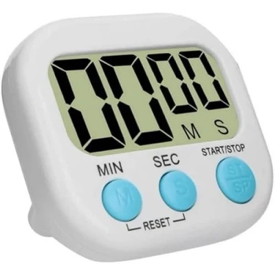 Immagine di Timer da cucina digitale, Sveglia digitale Orologio corto con ampio display LCD e allarme