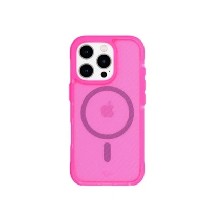 Immagine di tech21 EvoArmor Custodia protettiva per iPhone 16 Pro, compatibile con MagSafe, protezione contro gli impatti 21x standard militare, testata in rosa
