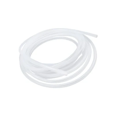 Immagine di iMeistek tubo in silicone per uso alimentare, diametro interno 10 mm x esterno 12 mm, 5 metri, flessibile trasparente acqua e aria