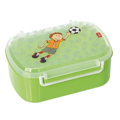 Immagine di Sigikid Contenitore per Il Pranzo Kily Keeper Mädchen und Jungen Lunch Box, Consigliato a Partire da 2 Anni, Colore Verde/Calciatore, 24781