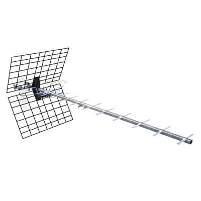 Immagine di Metronic 425044 Antenna esterna Trinappe 20 dB Filtro 4G UHF Spina F