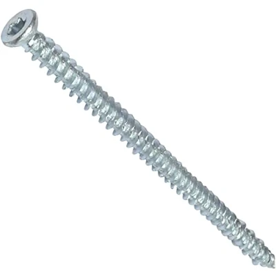 Immagine di AERZETIX Set di 50 viti ancoraggio diretto per calcestruzzo Ø7.5x122mm testa fresata conica con impronta a stella T30 fissaggio senza tasselli C48387