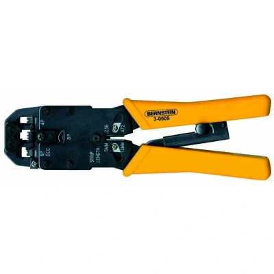 Immagine di Bernstein Tools Werkzeugfabrik 3 0609 Pinza crimpatrice Spina modulare (Western) RJ10, RJ11, RJ12, RJ45