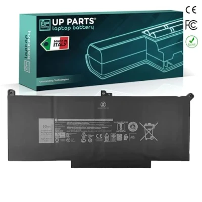 Immagine di UP PARTS® F3YGT Laptop Batteria Compatibile con Dell Latitude 12 7000 7280 7290 7380 7390 7480 7490 E7480 E7280 Notebook 0F3YGT DM3WC DM6WC 0DM3WC 2X39G KG7VF V4940 451 BBYE 60Wh (con Original Ics)