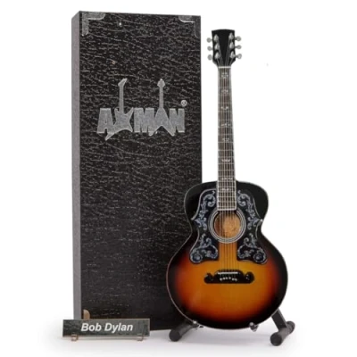 Immagine di Axman Bob D Replica di chitarra in miniatura Regali musicali Scala ornamentale 1/4 fatta a mano