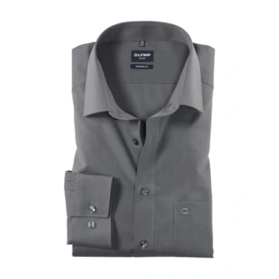 Immagine di Olymp Uomo Camicia Business a Maniche Lunghe Modern Fit,Mittelgrau 60,46