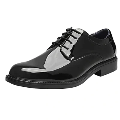 Immagine di Bruno Marc Scarpe da Abito Uomo, Stringate,Size 42,Nero Brillante,DOWNING 02 E