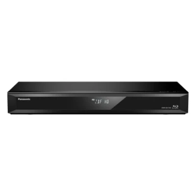 Immagine di Panasonic DMR BST765AG Lettore Blu ray con hard disk 500 GB 4K Upscaling, CD, Audio ad alta risoluzione, Twin HD DVB S Tuner, WLAN Argento