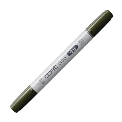 Immagine di Copic Ciao Pennarello Grafico con Doppia Punta, 11 g , Verde (Verdigris), 12 x 150 mm