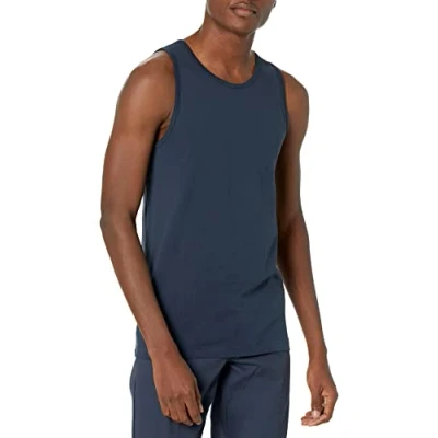 Immagine di Amazon Essentials Top a Canotta Regular Fit Uomo, Blu Acciaio, XL