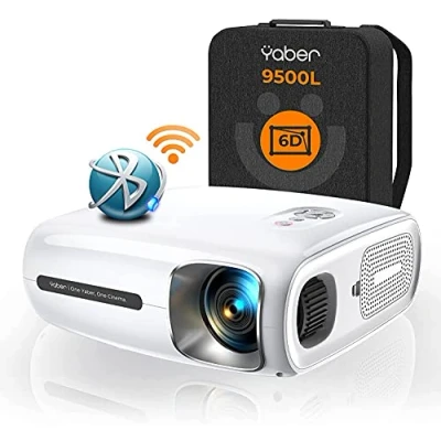 Immagine di YABER V7 Proiettore, 12000LM Nativa 1080p Proiettore Autofocus/Keystone 6D,1080P Full HD Videoproiettore WiFi Bluetooth,50% Zoom Home Cinema/TV Stick/PS5/HDMI/iOS