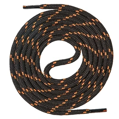 Immagine di Mount Swiss Lacci per scarpe rotondi, ø 4,5 mm, di alta qualità, resistenti agli strappi, in poliestere resistente, da trekking, lavoro, montagna e