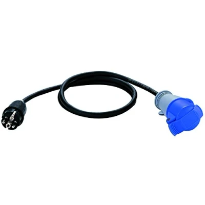 Immagine di Brennenstuhl 1132921 Adattatore con prolunga P17 + presa 2 P+T 16 A/230 V 1,5 m H07RN F 3G1,5