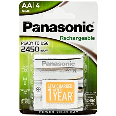 Immagine di PANASONIC BLISTER 4 STILO AA RIC. 2450 MAH