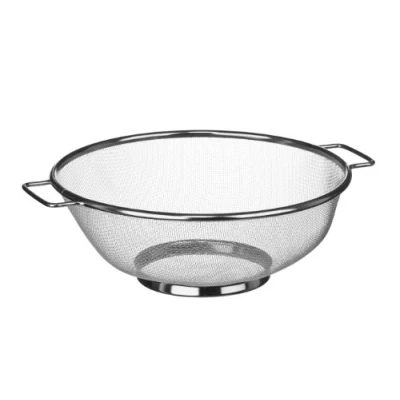 Immagine di Premier Housewares 0806512 Setaccio in Acciaio Inox, PP, Doppio Manico