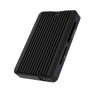 Immagine di ICY BOX Lettore di schede CFexpress Tipo B con USB 3.2 (Gen 2) 10 Gbit/s, SD 4.0, Adattatore C &amp; A (2 in 1), schede, Per Windows macOS, IB CR504 C31