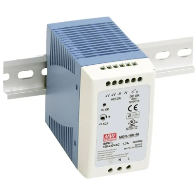 Immagine di Mean Well MDR 100 48 Alimentatore per guida DIN V/DC 2 A 96 W Num. uscite:1 x Contenuto 1 pz.